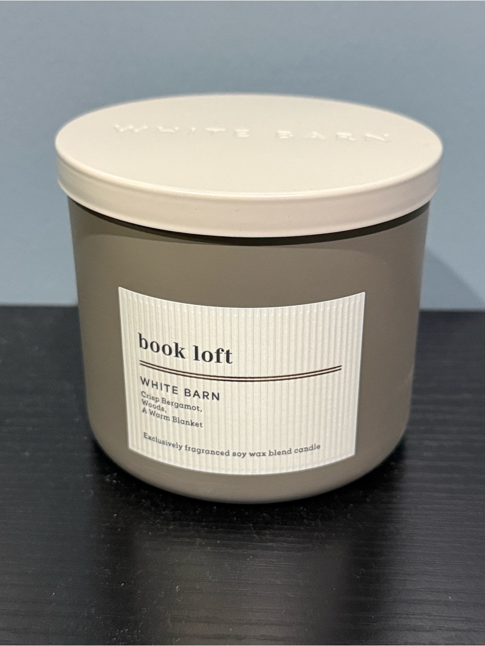 White Barn Book Loft 3-Wick Candle